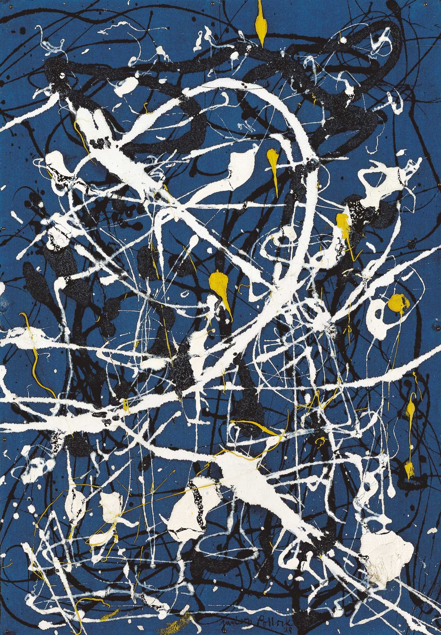  Jackson Pollock, Composition No  16, 1948, Museum Frieder Burda © Pollock-Krasner Foundation/VG Bild-Kunst, Bonn 2022  TRANSFORMERS Museum Frieder Burda Baden Baden